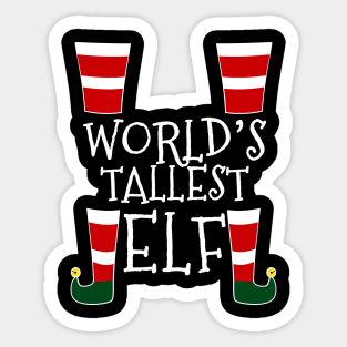 World's Tallest Elf Sticker